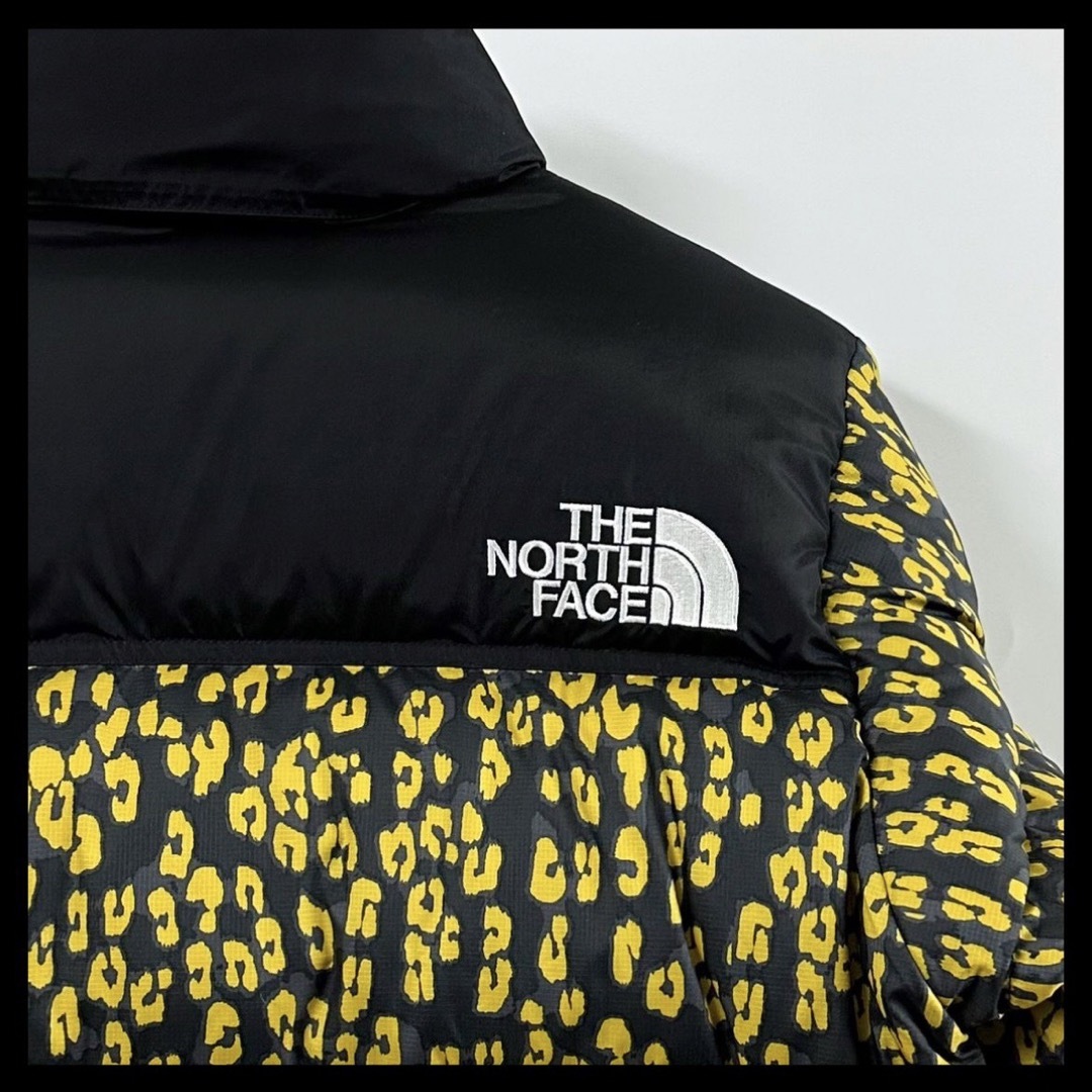 WOMENSM着丈THE NORTH FACE ノースフェイス ブレイブ ダウンジャケット 豹柄