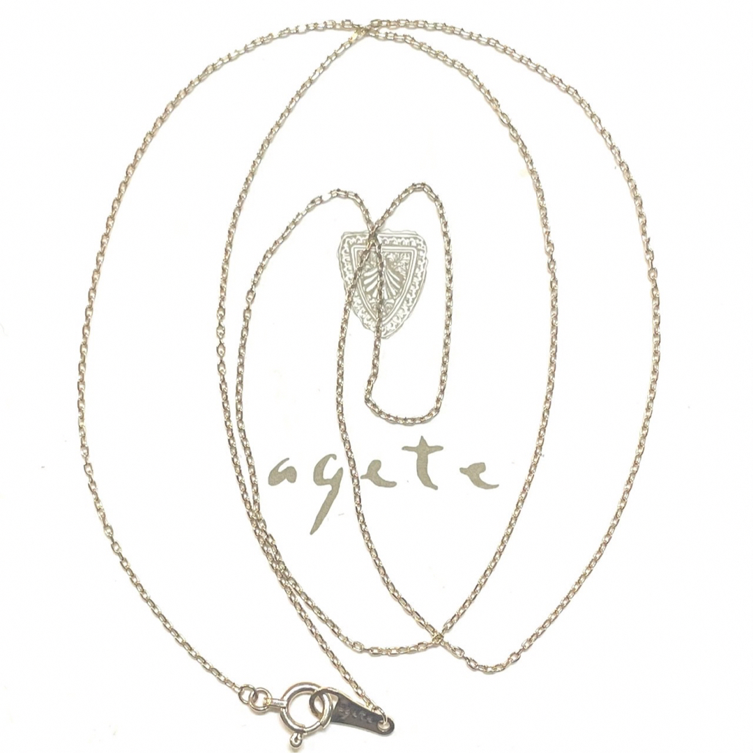 【agete】アガット K10 ネックレス チェーン 50cmレディース
