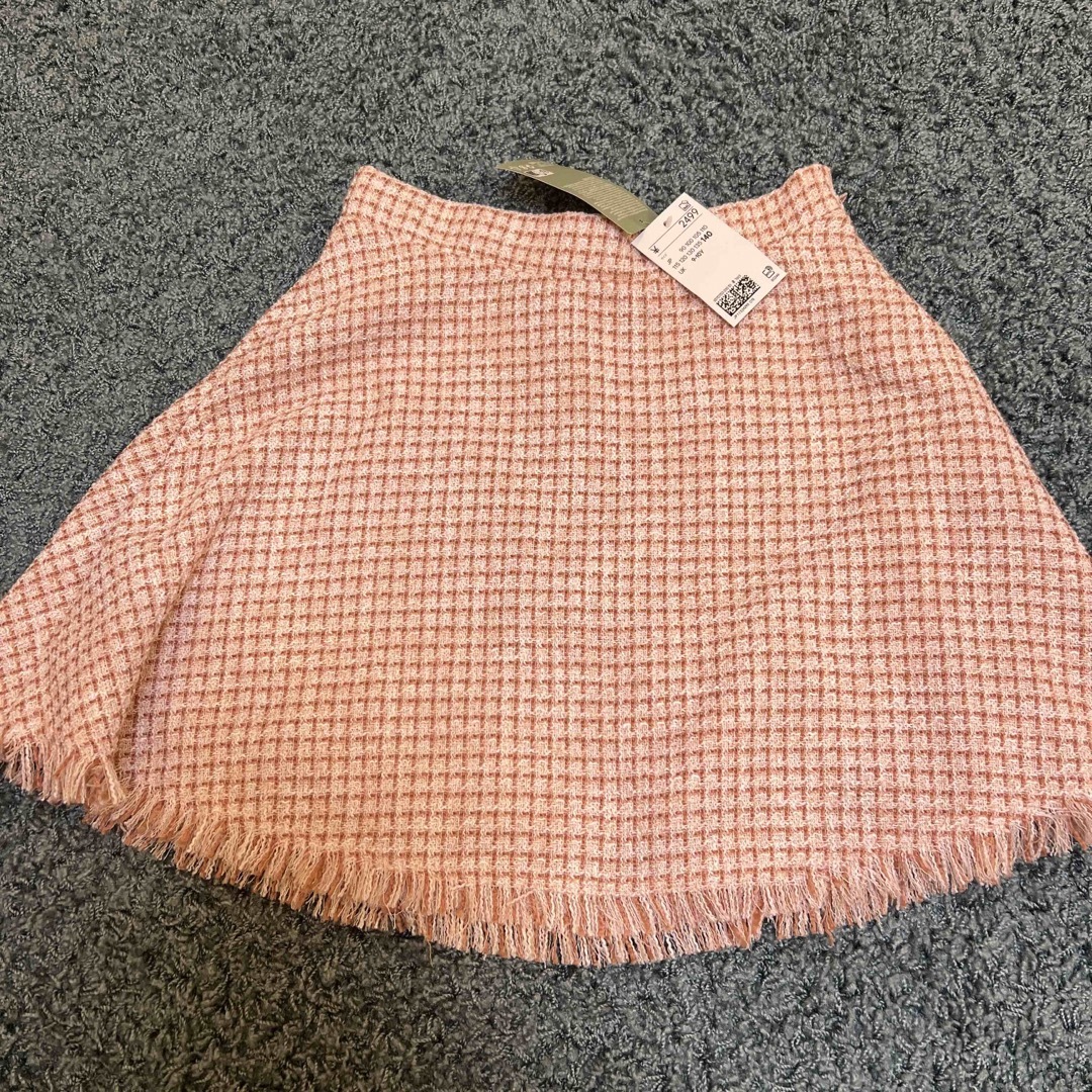 H&M(エイチアンドエム)のH&Mツイードスカート キッズ/ベビー/マタニティのキッズ服女の子用(90cm~)(スカート)の商品写真