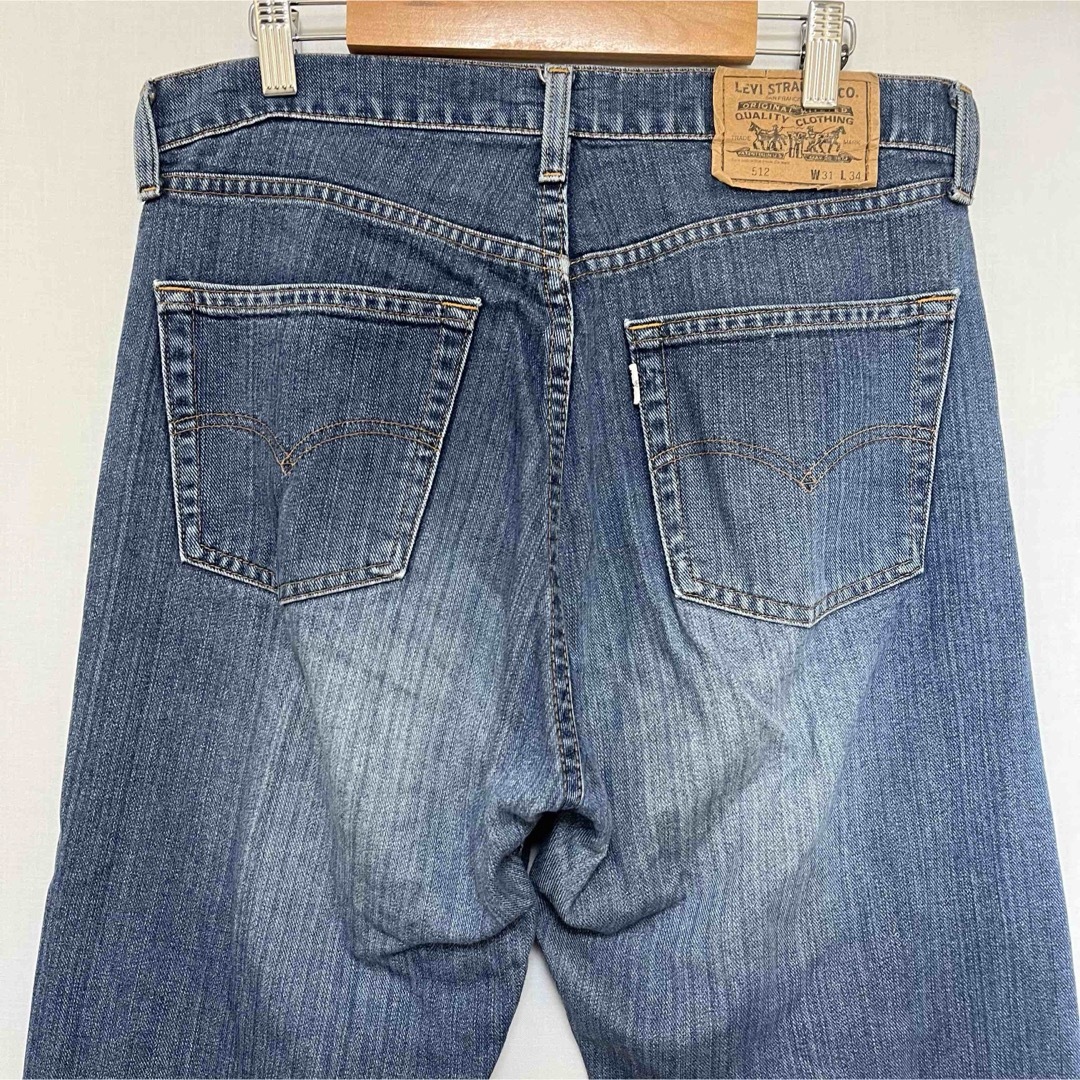 Levi's(リーバイス)の90s LEVI’S 512 w31 L34 日本製 ジーンズ ジーパン パンツ メンズのパンツ(デニム/ジーンズ)の商品写真