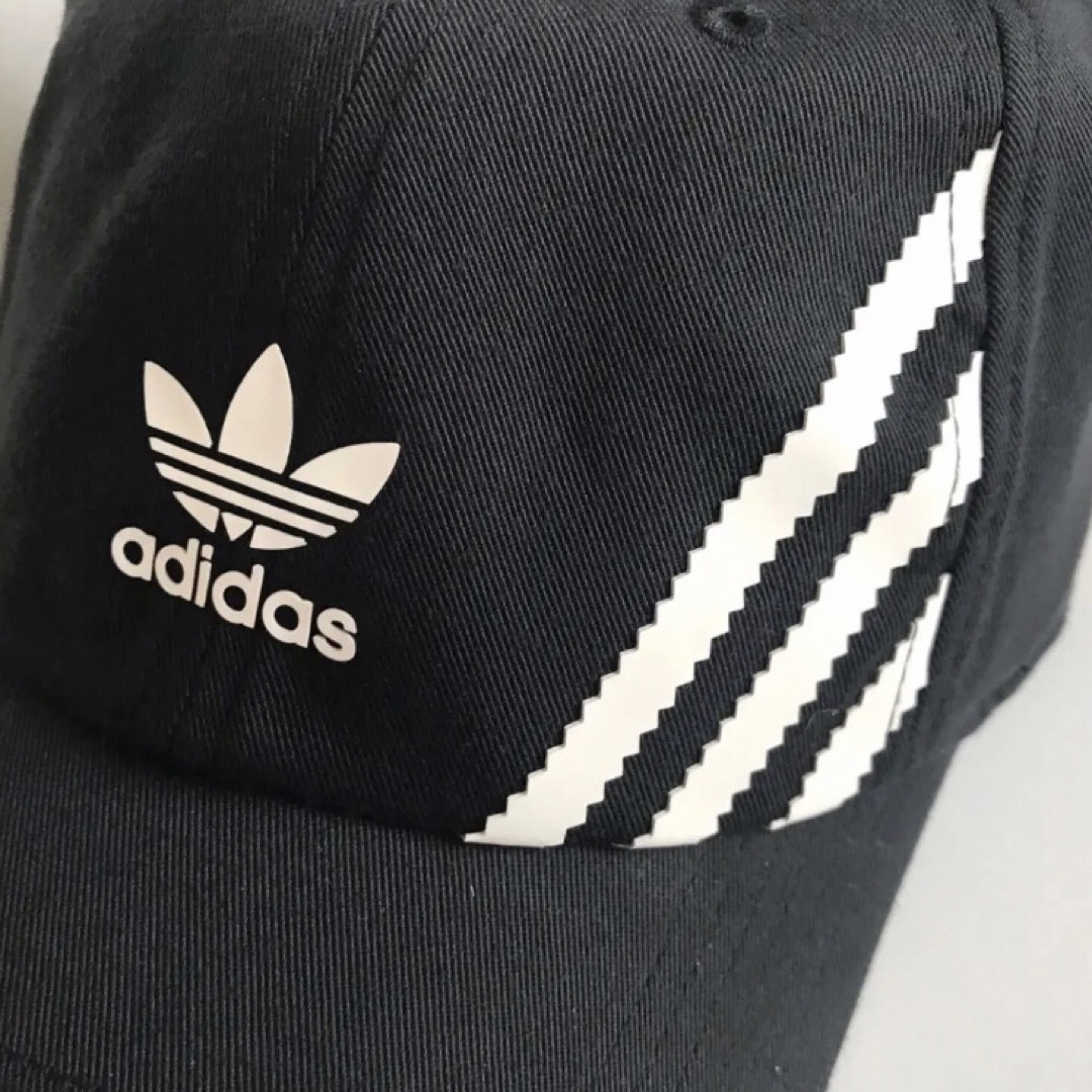 adidas(アディダス)のレア【新品】adidas USA アディダス キャップ 黒 メンズの帽子(キャップ)の商品写真