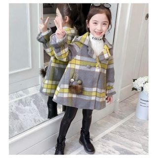 子供服 女の子 子供コート キッズ 秋冬 厚手 キッズコート(コート)