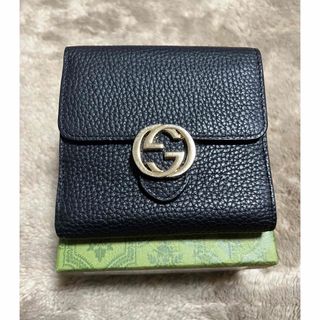 Gucci - グッチ 2つ折財布 二つ折り札入れ マネークリップ式