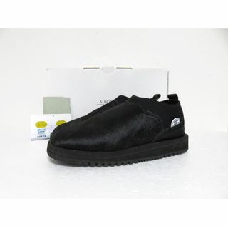 スイコック(suicoke)の定価2.9万 新品 SUICOKE RON ブラック ハラコ 8 vibram(スリッポン/モカシン)