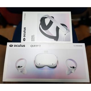 Oculus(現Meta) Quest 2 128GBとeliteストラップ(家庭用ゲーム機本体)