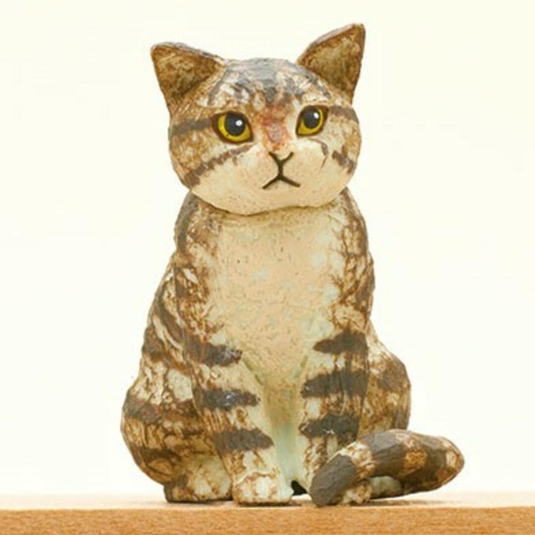 ART IN THE POCKET 木彫り彫刻家 はしもとみお 猫の彫刻 全5種 エンタメ/ホビーのフィギュア(その他)の商品写真