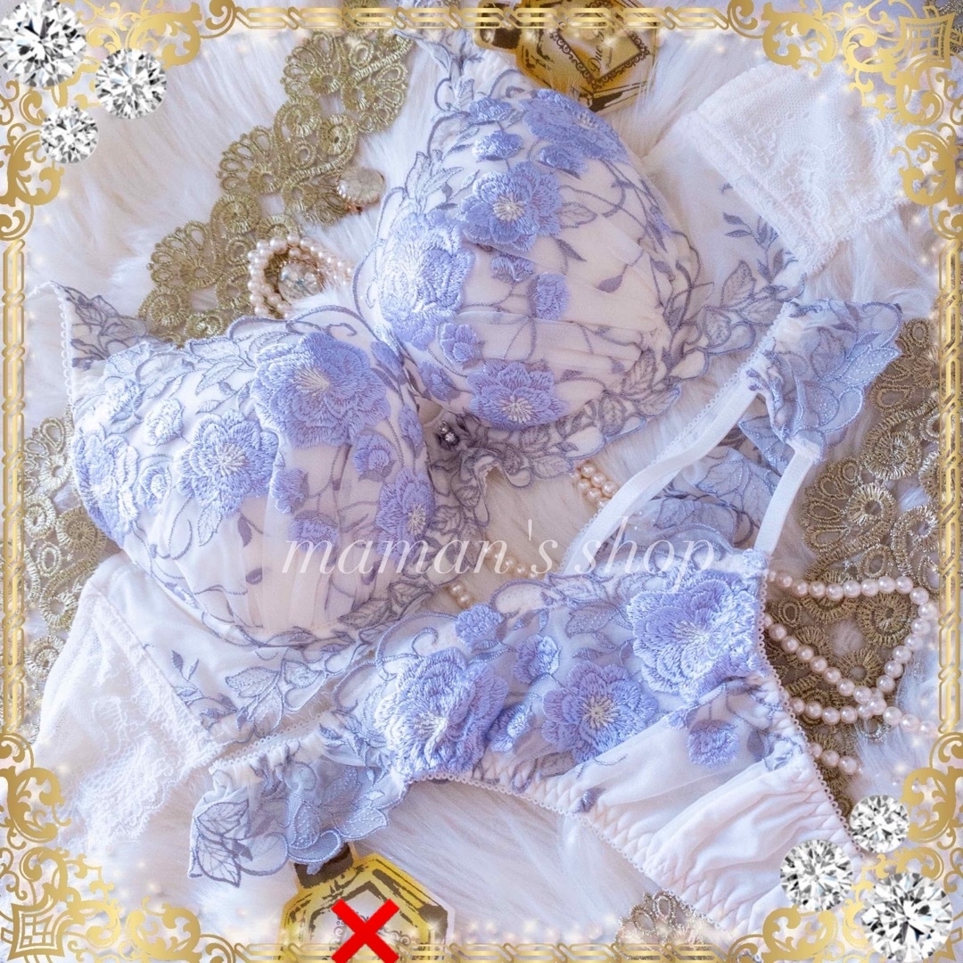 新品♥️ドゥペルル❤️ブラジャーショーツセット ワコールトリンプ好きに