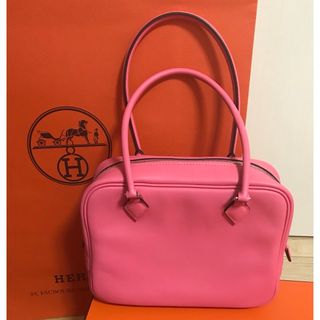 エルメス(Hermes)のHERMES プリュムミニ　ローズアザレ　スウィフト(ハンドバッグ)