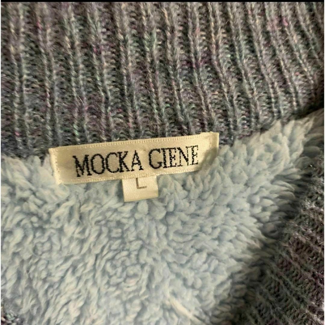 MOCKA GIENE モッカジーニ️ Lサイズ ニット セーター 青 ブルー レディースのトップス(ニット/セーター)の商品写真