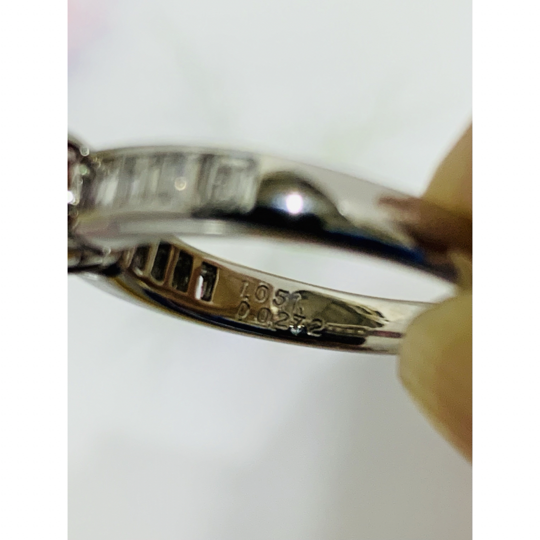 プラチナパパラチアサファイアリング レディースのアクセサリー(リング(指輪))の商品写真