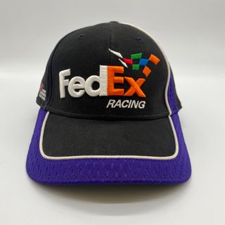 ヴィンテージ(VINTAGE)のヴィンテージ　FedEx　企業物　刺繍ワッペン　ベースボールキャップ　レーシング(キャップ)