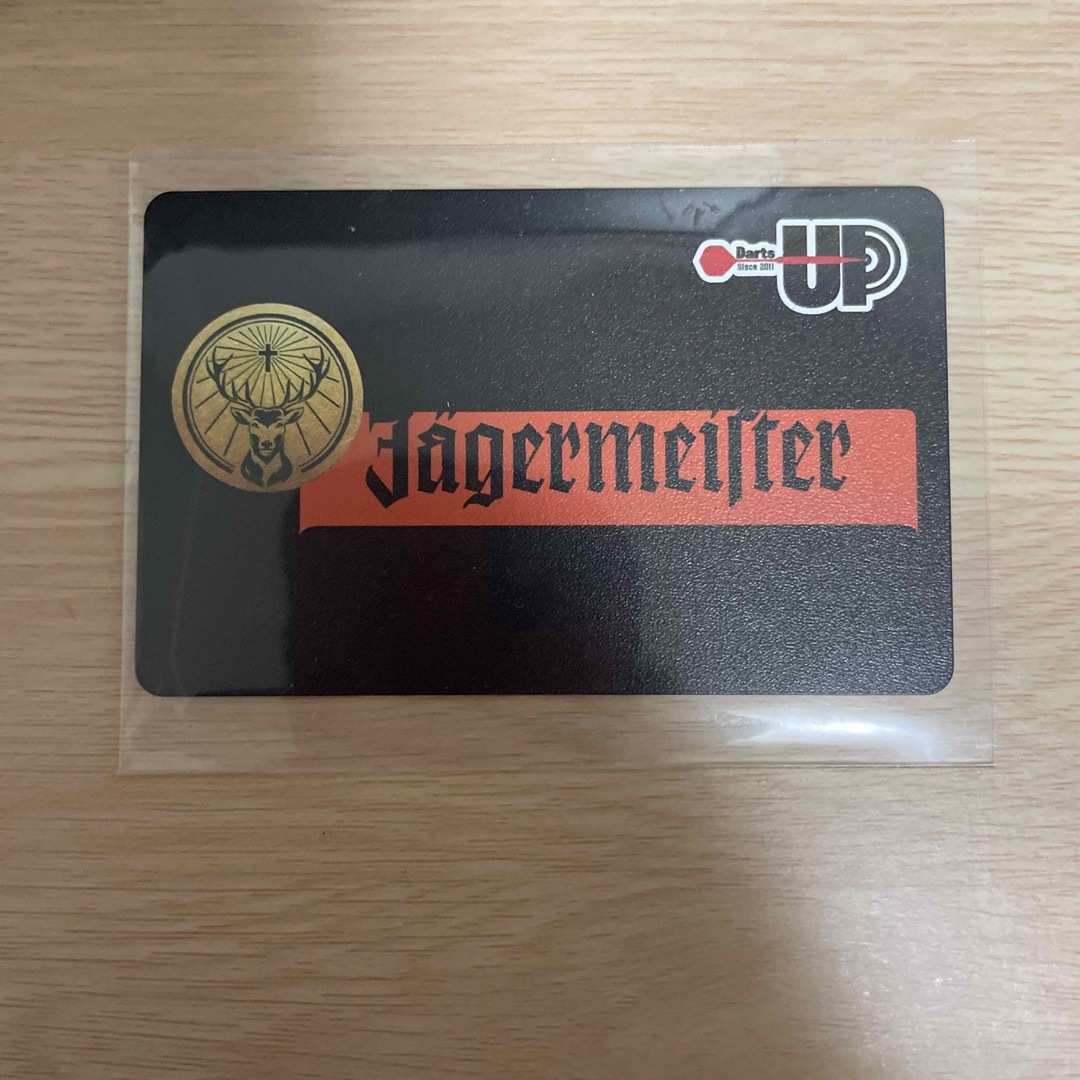 DARTSLIVE(ダーツライブ)の未使用　DARTSLIVE カード　イエーガマイスター Jagermeister エンタメ/ホビーのテーブルゲーム/ホビー(ダーツ)の商品写真