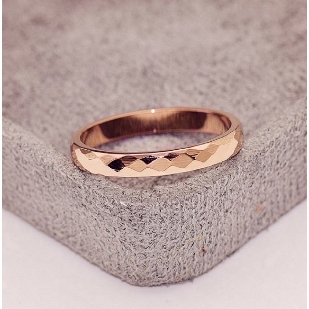 3㎜カットリング ステンレスリング ステンレス指輪 ピンキーリング  レディースのアクセサリー(リング(指輪))の商品写真
