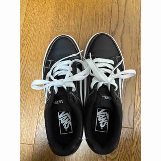 ヴァンズ(VANS)のvans レディース　黒スニーカー(スニーカー)