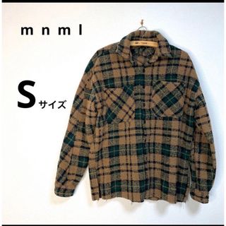 ミニマル(mnml)のmnml チェックシャツジャケット カニエウエスト(シャツ)