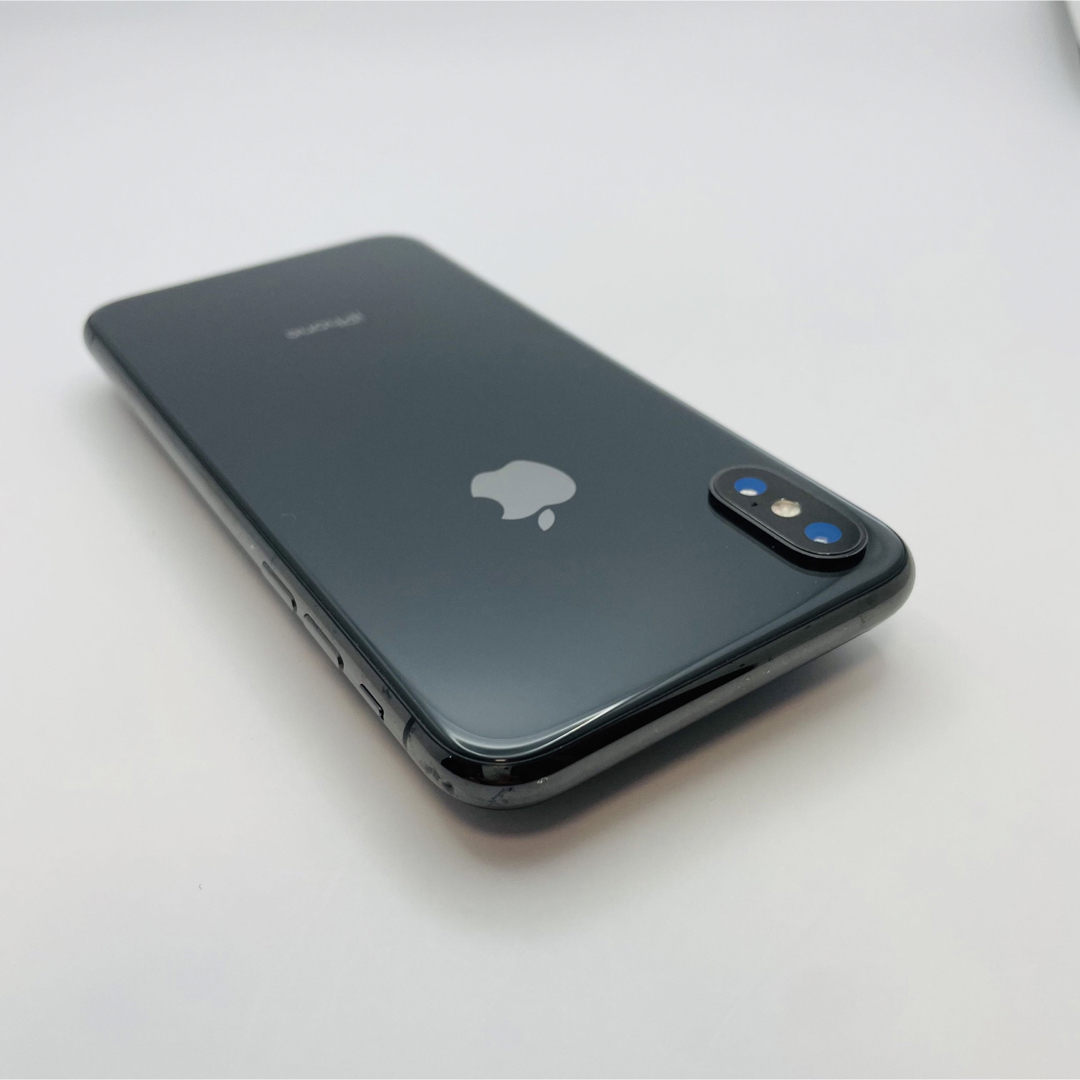 iPhone(アイフォーン)の【上美品】iPhoneX 256GB space grey SIMフリー スマホ/家電/カメラのスマートフォン/携帯電話(スマートフォン本体)の商品写真