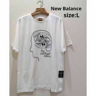 ニューバランス(New Balance)のNew Balance デロレンツォ ロゴ コットン Tシャツ L トップス(Tシャツ/カットソー(半袖/袖なし))