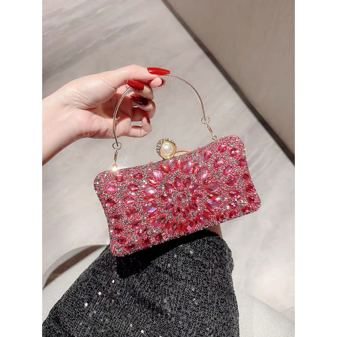 豪華パーティーバッグ キラキラ ストーンBAG -クラッチバッグ 豪華パーティーバッグ キラキラ ストーンBAG -クラッチバッグ