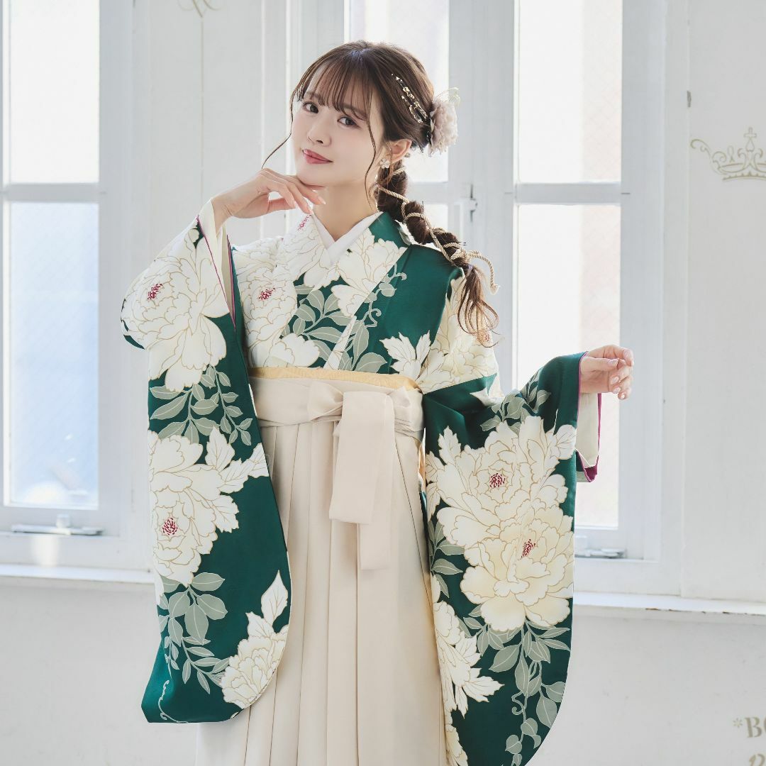 袴セット 緑 かわいい 卒業式 袴セット 緑 かわいい 卒業式