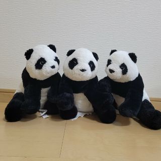 イケア(IKEA)のIKEA　イケア　パンダ　ぬいぐるみ　3匹セット(ぬいぐるみ)