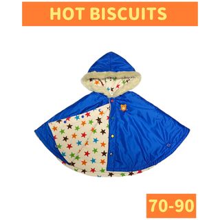 ホットビスケッツ(HOT BISCUITS)のHOT BISCUITS/ホットビスケッツ フード ポンチョ size70-90(ジャケット/コート)