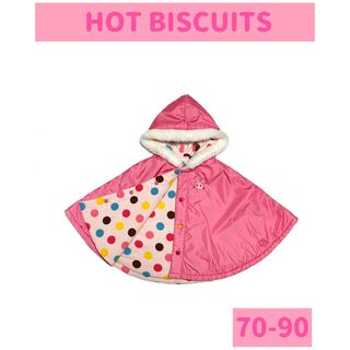 ホットビスケッツ(HOT BISCUITS)のHOT BISCUITS/ホットビスケッツ フード ポンチョ size70-90(ジャケット/コート)