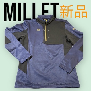 ミレー(MILLET)の配送料込✨匿名配送✨新品　MILLET ミレー 登山　トップス　裏起毛　紺　黒(その他)