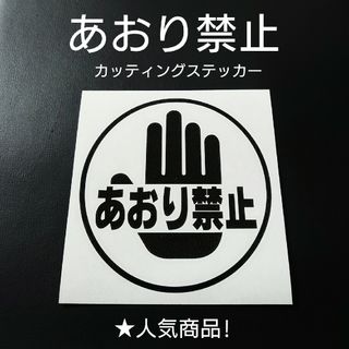 【あおり禁止】カッティングステッカー(車外アクセサリ)