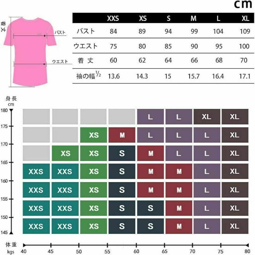 トレーニングウェア レディース 半袖 ３枚組　フィットネス　ヨガウェア　XS スポーツ/アウトドアのトレーニング/エクササイズ(ヨガ)の商品写真