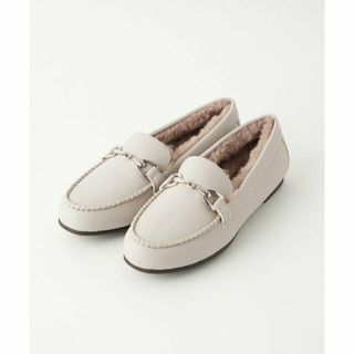 ユナイテッドアローズグリーンレーベルリラクシング(UNITED ARROWS green label relaxing)の【NATURAL】ウォーム ビットモカシン(1cmヒール) -撥水-(スニーカー)