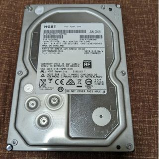 ヒタチ(日立)の【中古　送料込】HGST 4TB HDD HDN726040ALE614(PCパーツ)