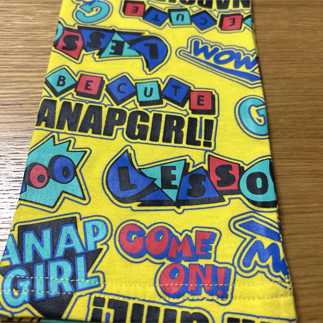 ANAP GiRL(アナップガール)の150cm 新品未使用 女の子 アナップガール 長ズボン パンツ 黄色 総柄 キッズ/ベビー/マタニティのキッズ服女の子用(90cm~)(パンツ/スパッツ)の商品写真