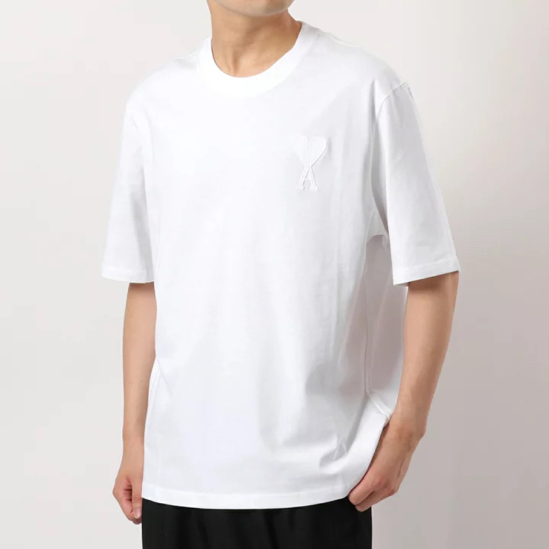 ami(アミ)のami paris 半袖Tシャツ　A21HJ128.726 メンズのトップス(Tシャツ/カットソー(半袖/袖なし))の商品写真