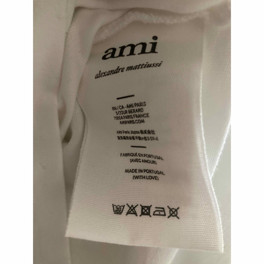 ami(アミ)のami paris 半袖Tシャツ　A21HJ128.726 メンズのトップス(Tシャツ/カットソー(半袖/袖なし))の商品写真