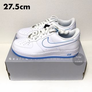 ナイキ(NIKE)の《27.5》NIKE エア フォース 1 '07 AIR ユニバーシティブルー(スニーカー)