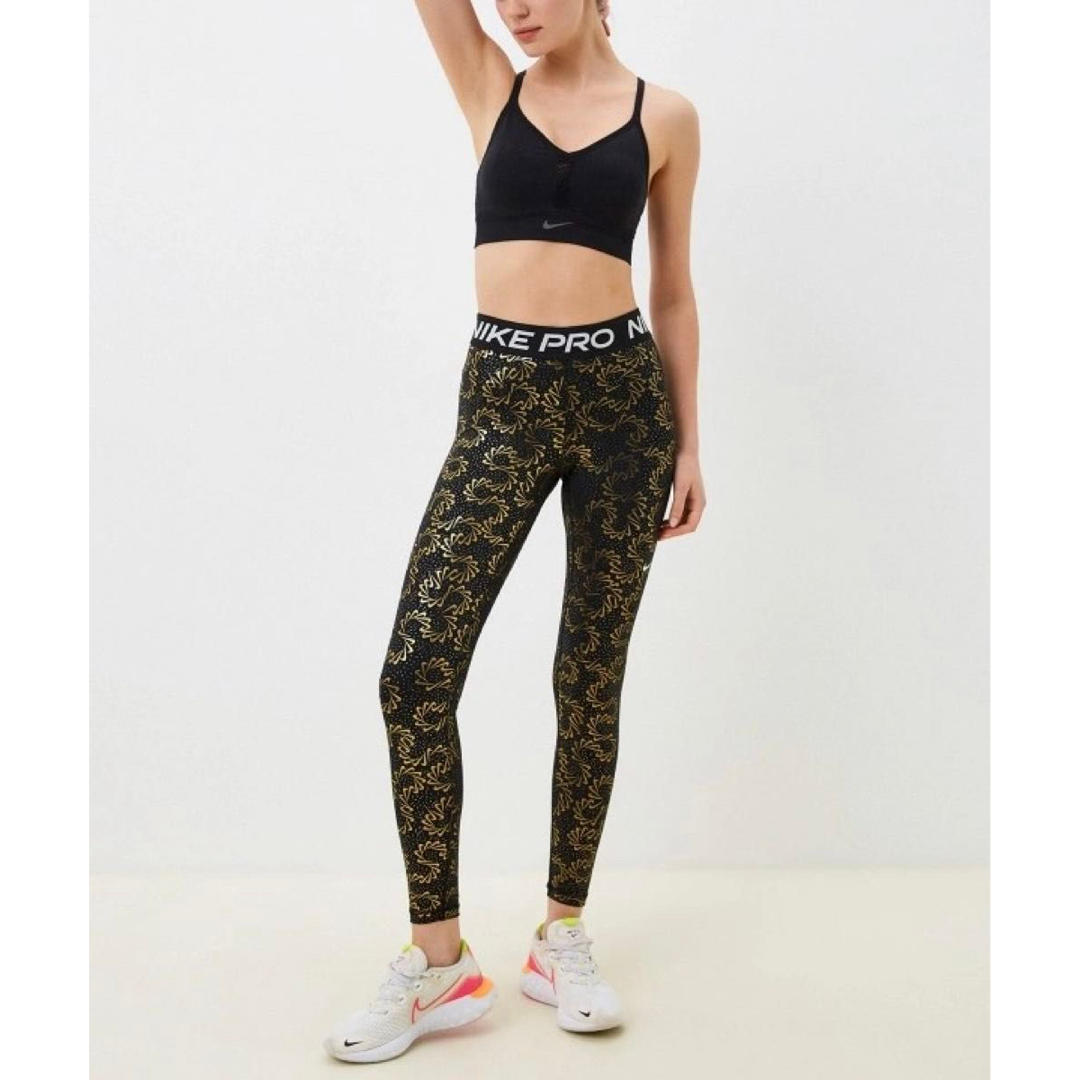 Nike Pro Women's Icon Clash Metallic Print Fast Training Leggings