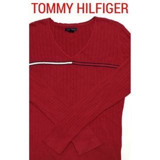 トミーヒルフィガー(TOMMY HILFIGER)の【美品】TOMMY HILFIGER(トミーヒルフィガー)レディースニット L(ニット/セーター)