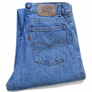 リーバイス(Levi's)の80s USA製 Levi'sリーバイス 40552 サスペンダーボタン デニムパンツ w31 L34★オールド ビンテージ ジーンズ ストレート ハチマル(デニム/ジーンズ)