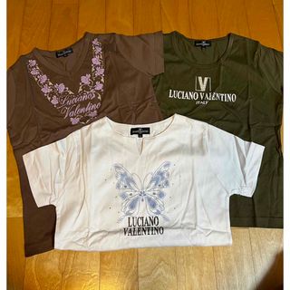 ヴァレンティノ(VALENTINO)のLUCIANO VALENTINO Tシャツ3枚セット‼️新品(Tシャツ(半袖/袖なし))