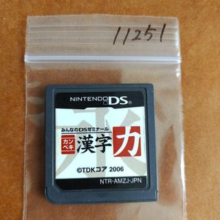 ニンテンドーDS(ニンテンドーDS)のカンペキ漢字力 みんなのDSゼミナール(携帯用ゲームソフト)