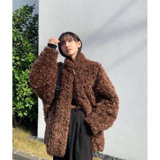 CLANE - CLANE×田中みな実 CURL FUR SHORT COATの通販｜ラクマ