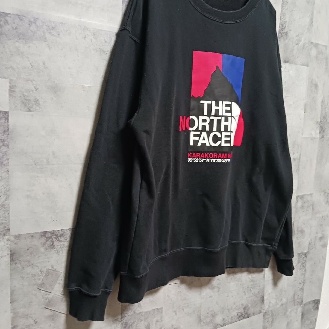 THE NORTH FACE(ザノースフェイス)のTHE  NORTH  FACE  ノースフェイスメンズトレーナーL ブラック メンズのトップス(スウェット)の商品写真