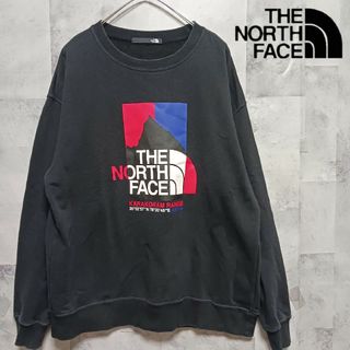 ザノースフェイス(THE NORTH FACE)のTHE  NORTH  FACE  ノースフェイスメンズトレーナーL ブラック(スウェット)