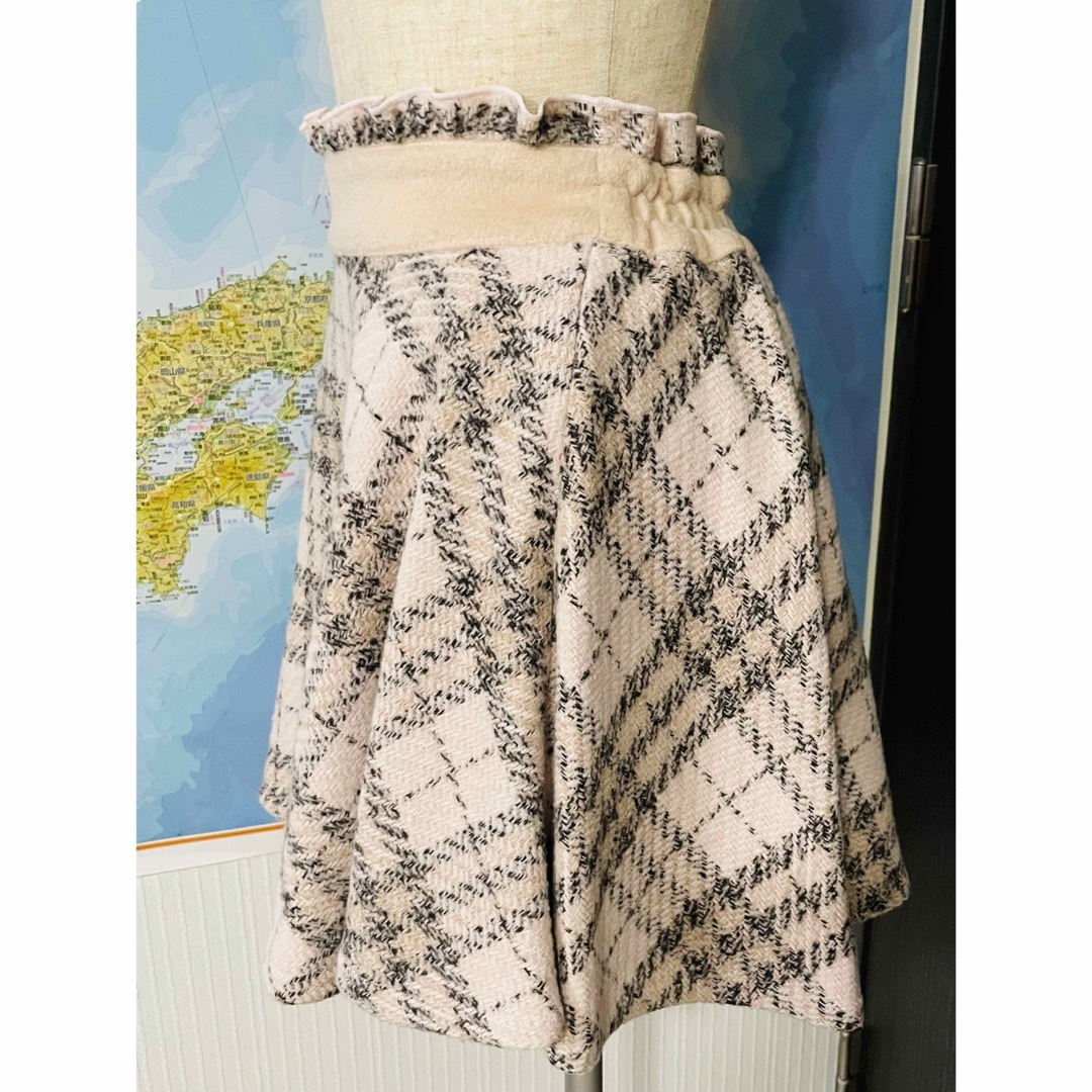 LIZ LISA(リズリサ)のリズリサスカート　ウールスカート レディースのスカート(ミニスカート)の商品写真