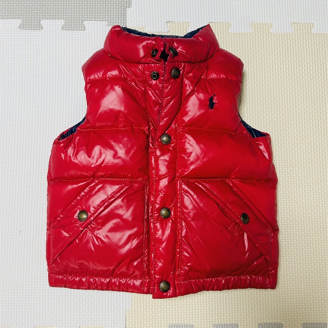 POLO RALPH LAUREN(ポロラルフローレン)のラルフローレン 新品リバーシブルダウンベスト キッズ/ベビー/マタニティのベビー服(~85cm)(ジャケット/コート)の商品写真