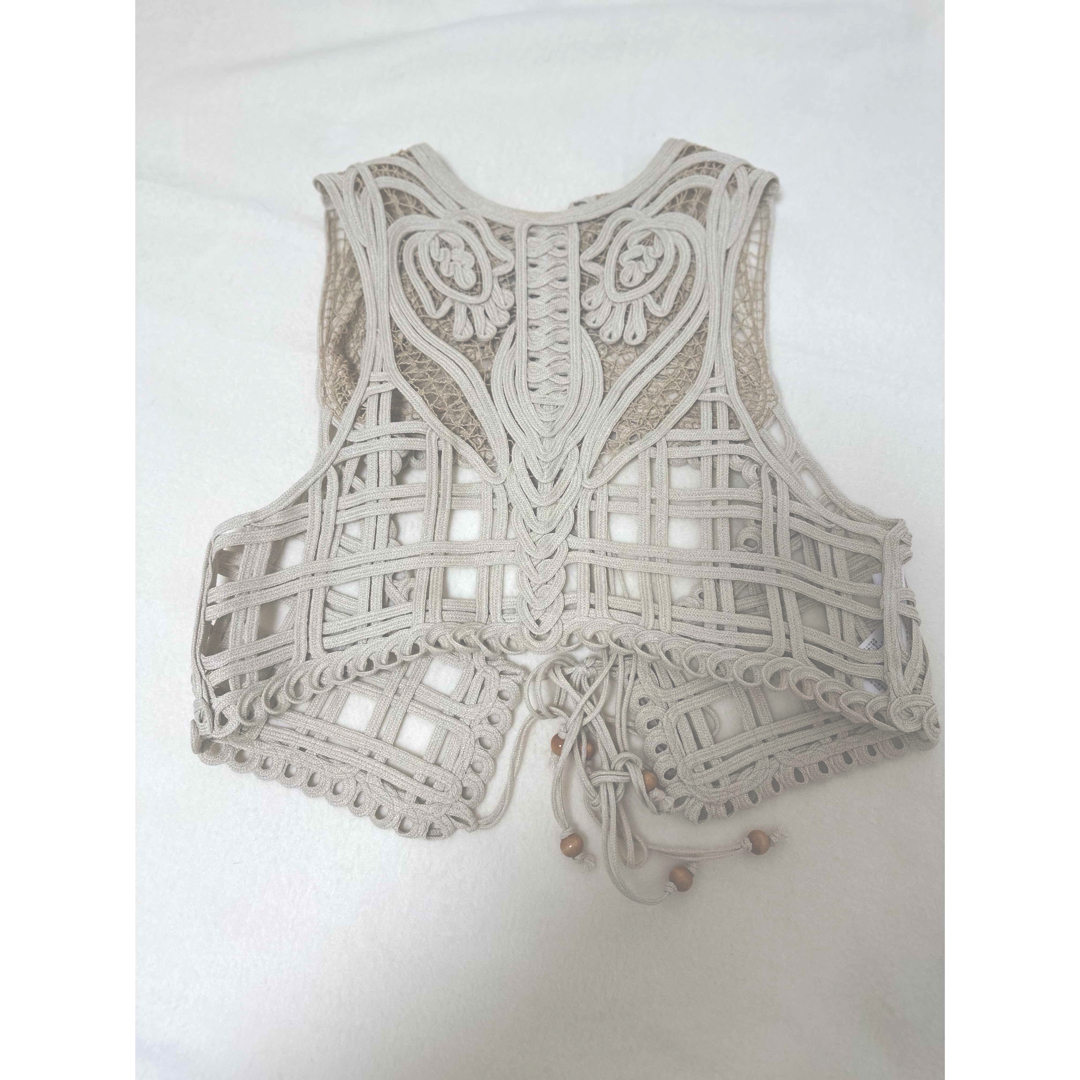 mameコード刺繍ベスト mameコード刺繍ベスト