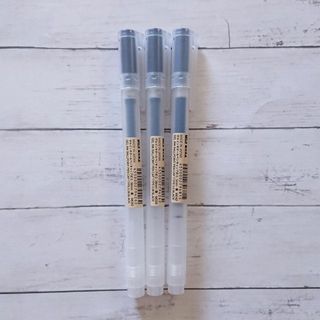 MUJI (無印良品) - 無印良品 ペン　ゲルインキペン　3本