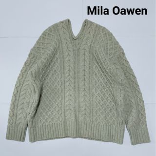 ミラオーウェン(Mila Owen)のMila Owen　ミラオーウェン ケーブル編み ビックシルエット ニット(ニット/セーター)