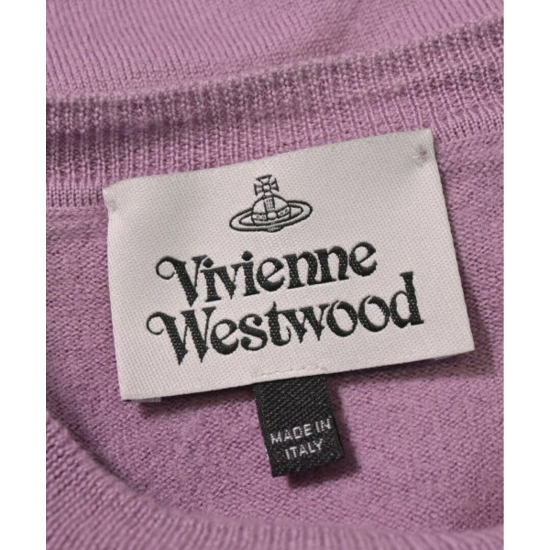 Vivienne Westwood(ヴィヴィアンウエストウッド)のVivienne Westwood ニット・セーター S 紫 【古着】【中古】 レディースのトップス(ニット/セーター)の商品写真