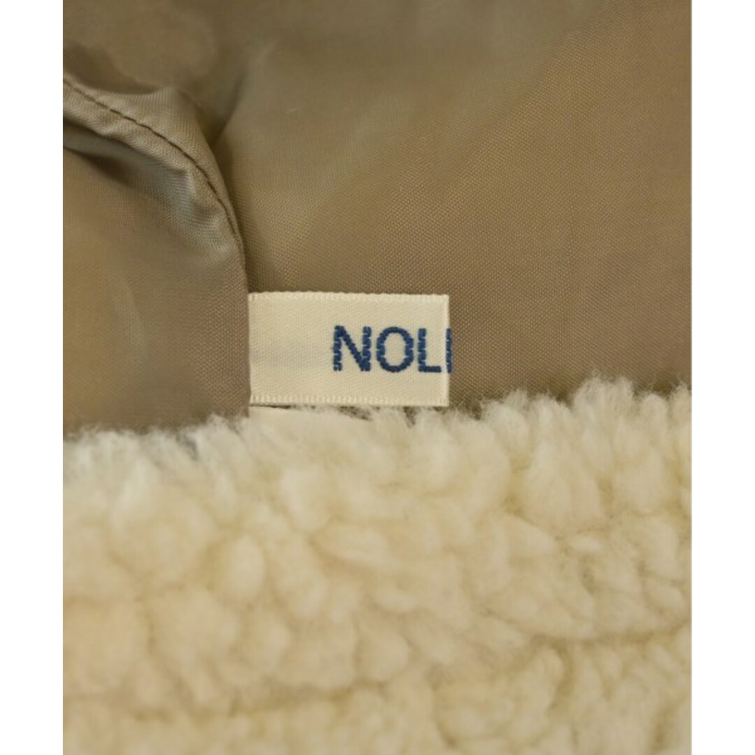 NOLLEY'S(ノーリーズ)のNolley's ノーリーズ コート 38(M位) オフホワイトx茶系 【古着】【中古】 レディースのジャケット/アウター(その他)の商品写真